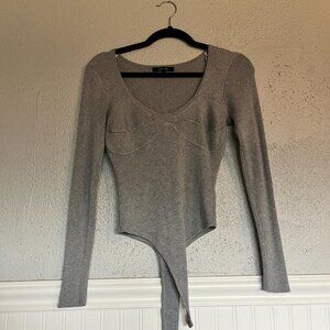 Knit Long Sleeve Bodysuit